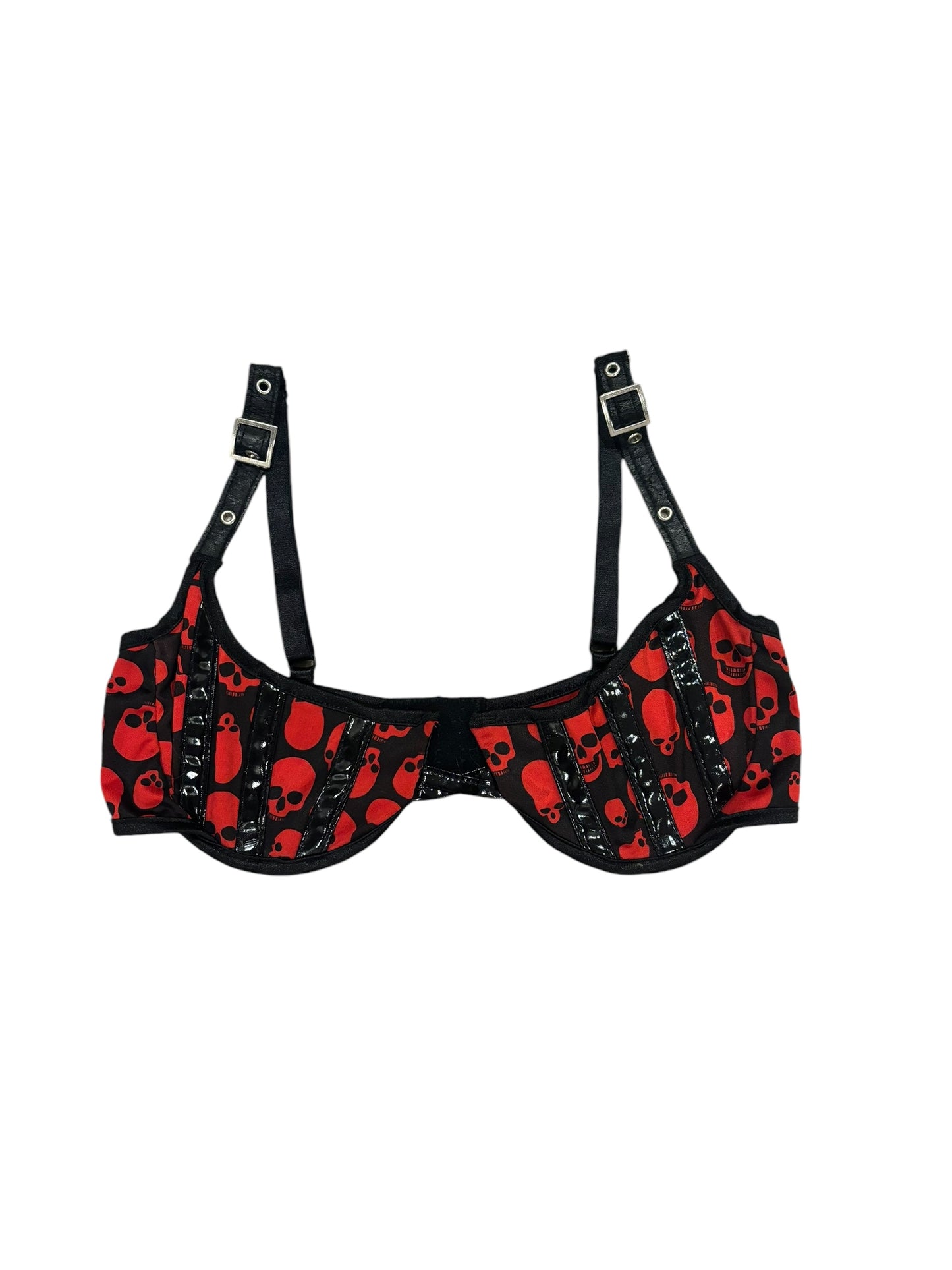 Coquette Skull Bra